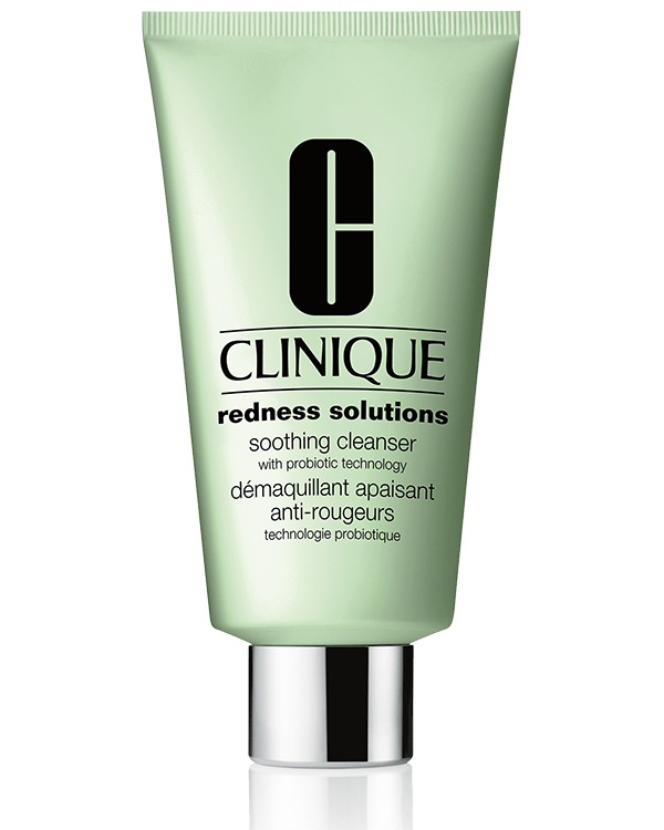 Redness Solutions™ Démaquillant Apaisant Anti-Rougeurs, Crème nettoyante, dissout le maquillage et les impuretés sans dessécher la peau.