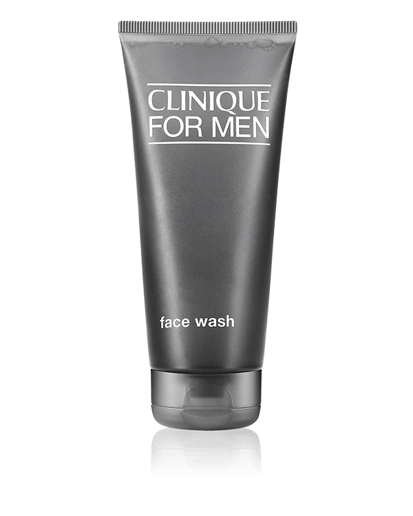 Clinique For Men™ Nettoyant Visage, Ce savon liquide non gras nettoie efficacement en douceur.